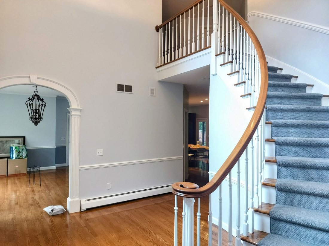 Freshly painted interior dining room by Genesis Painting