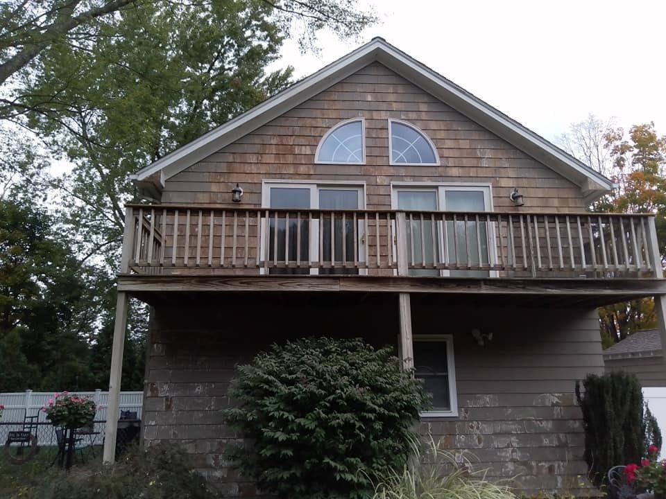 Second-story deck, a Genesis Painting job